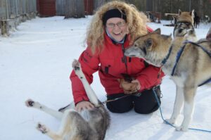 Hillevi Hemphälä meets huskies