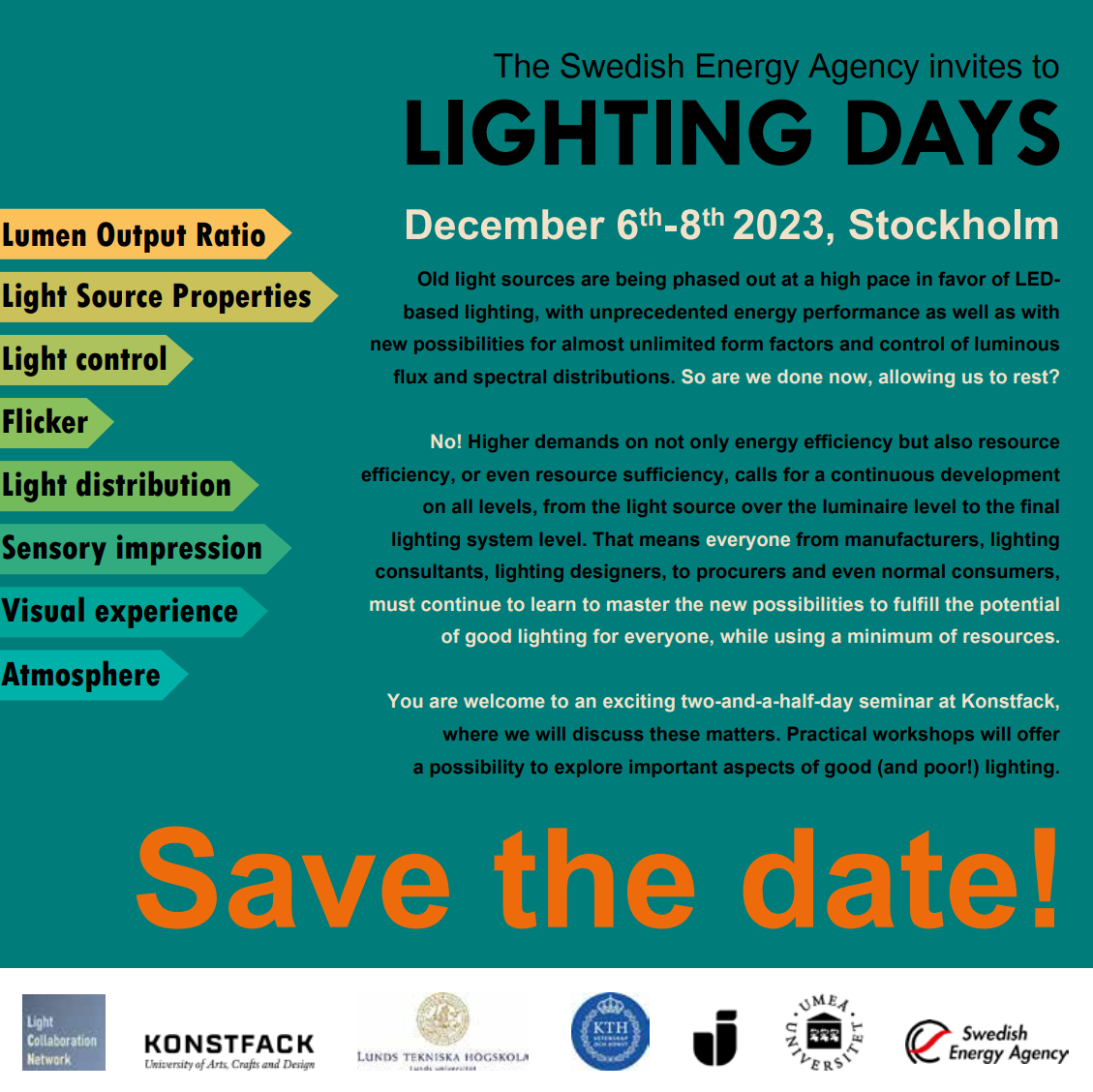 Lighting Days Save the Date